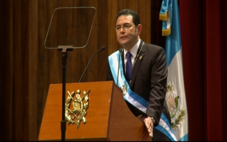 Guatemala's new president sworn in 